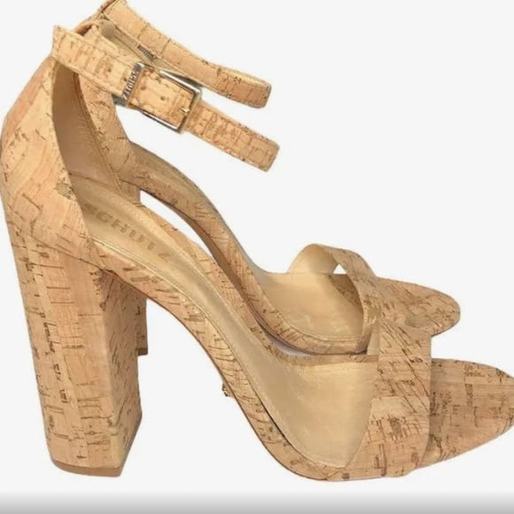 Schutz cork chunky heel - Picture 1 of 5